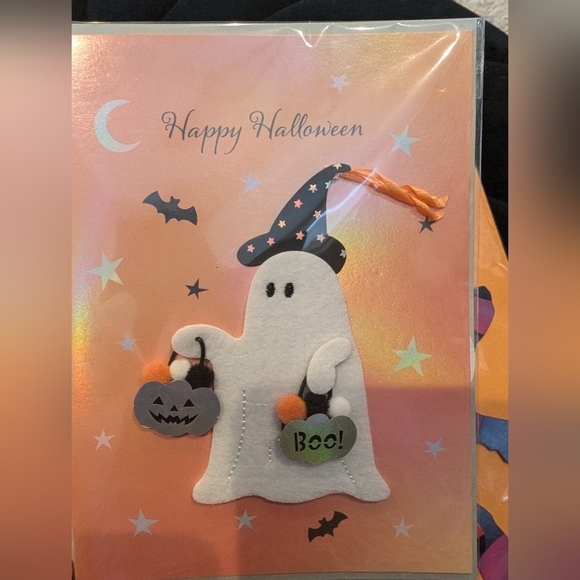 Papyrus Halloween greeting cards  Spider mobile card & Ghost card - Picture 6 of 9